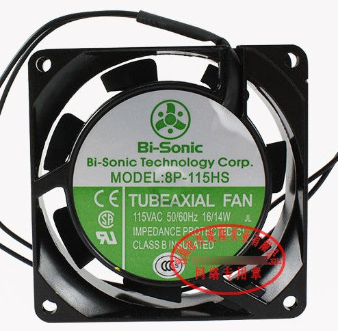 BI-Sonic 8P-115HS 115V 16/14W 2wires Cooling Fan BI-Sonic 8P-115HS 115V 16/14W 2wires Cooling Fan